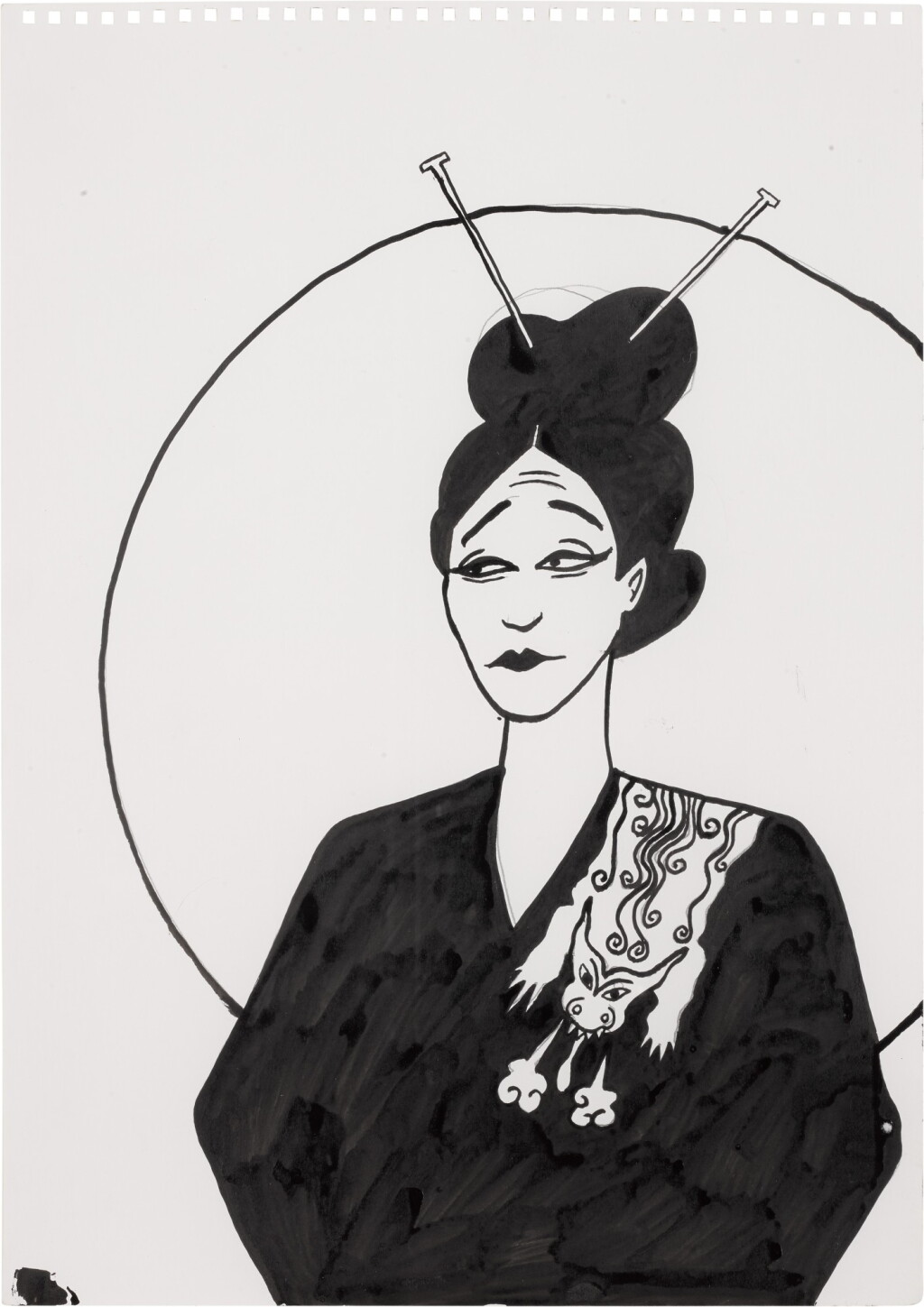 View full screen - View 1 of Lot 62. Kimono Dragon.