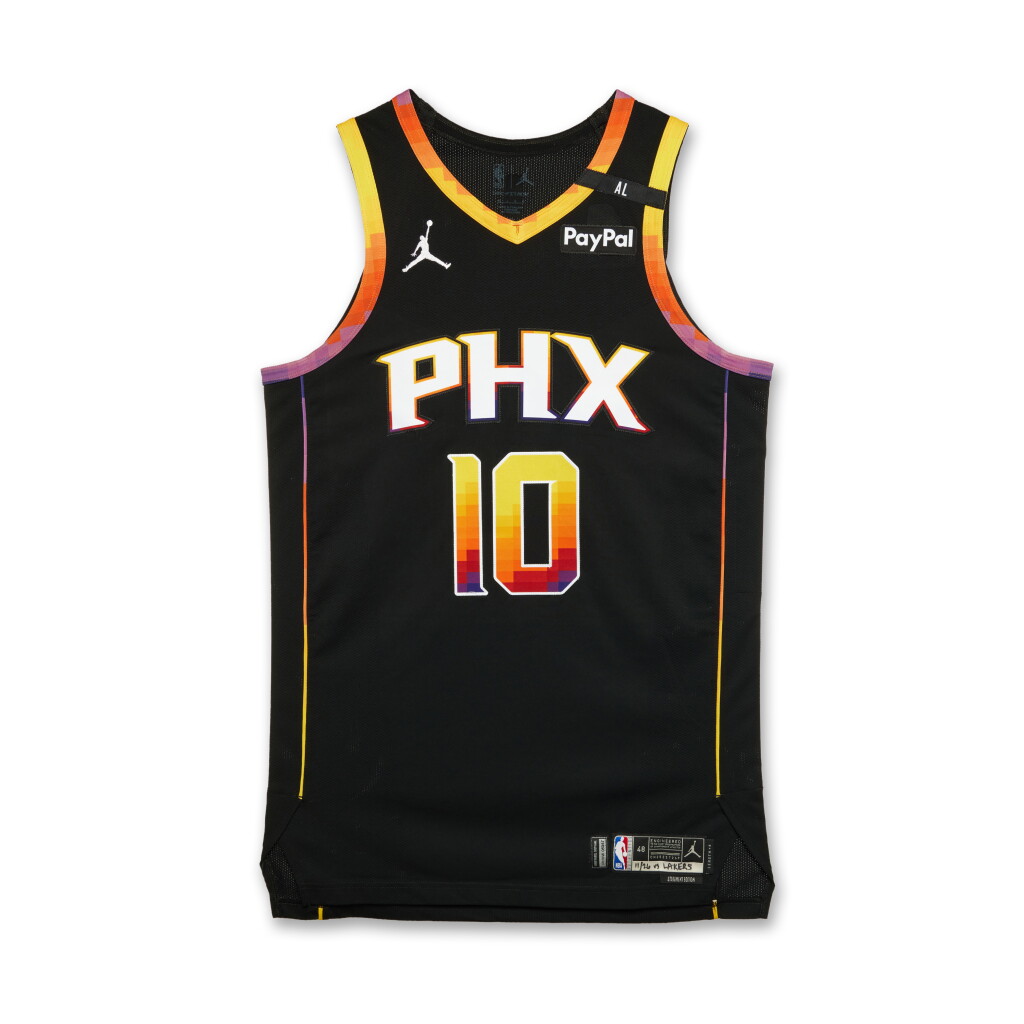 View full screen - View 1 of Lot 199. Damion Lee Phoenix Suns 2024-2025 Emirates NBA Cup Game Issued Statement Edition Jersey.