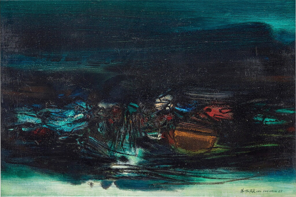 View full screen - View 1 of Lot 928. Chu Teh-Chun 朱德群 | No. 207 207號構圖.
