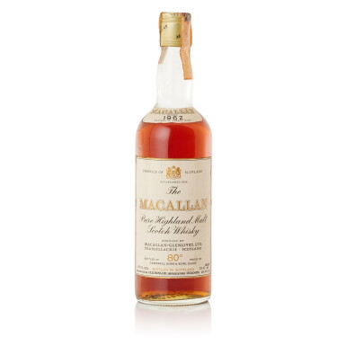 View full screen - View 1 of Lot 9313. The Macallan Campbell Hope & King 80 Proof 1962 (1 BT75).