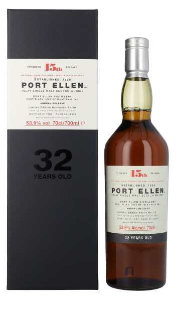 View full screen - View 1 of Lot 6004. Port Ellen Fifteenth Annual Release 32 Year Old 53.9 abv 1983 (1 BT70).