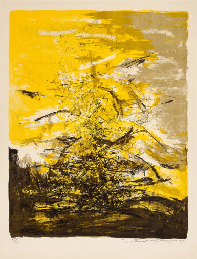 View full screen - View 1 of Lot 2032. Zao Wou-Ki 趙無極 | Sans titre 無題.