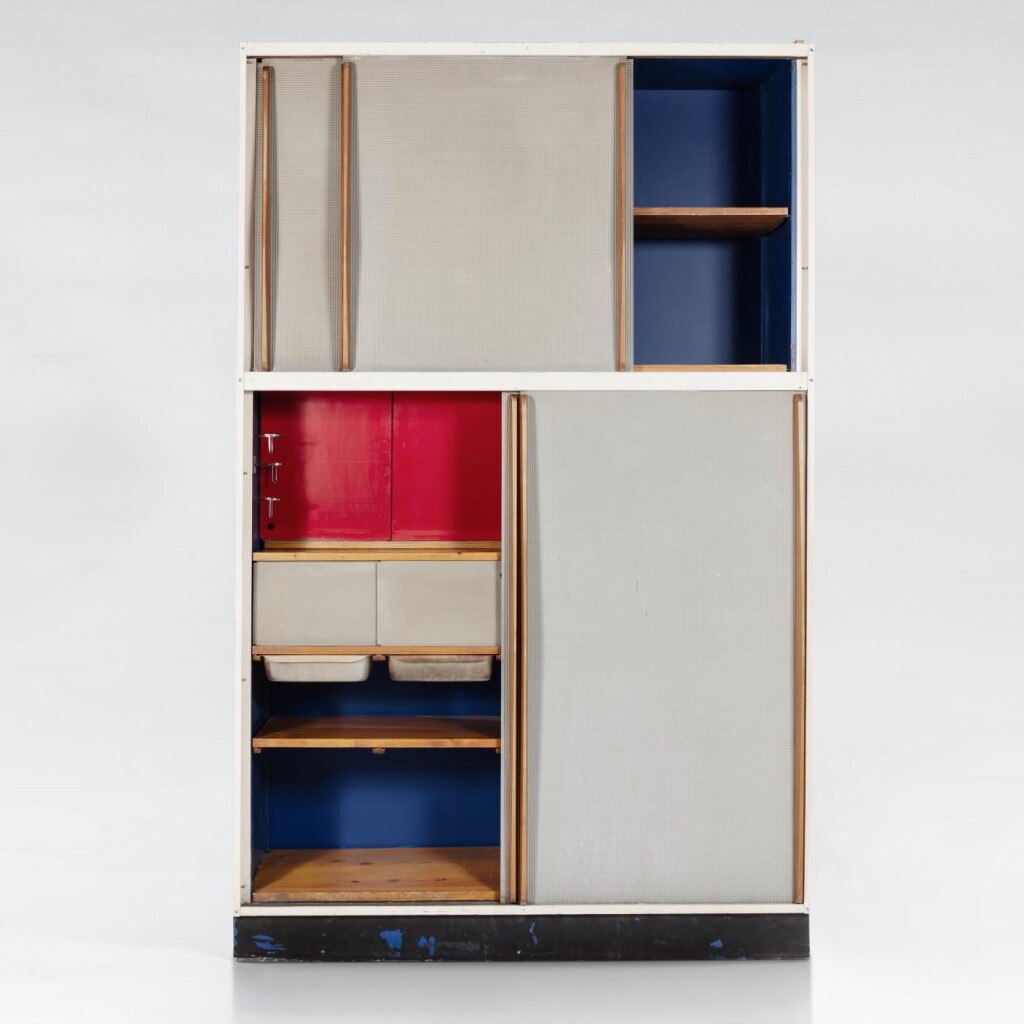 View full screen - View 1 of Lot 73. "Placard Brazza" Prototype, Created for Charlotte Perriand's Apartment.