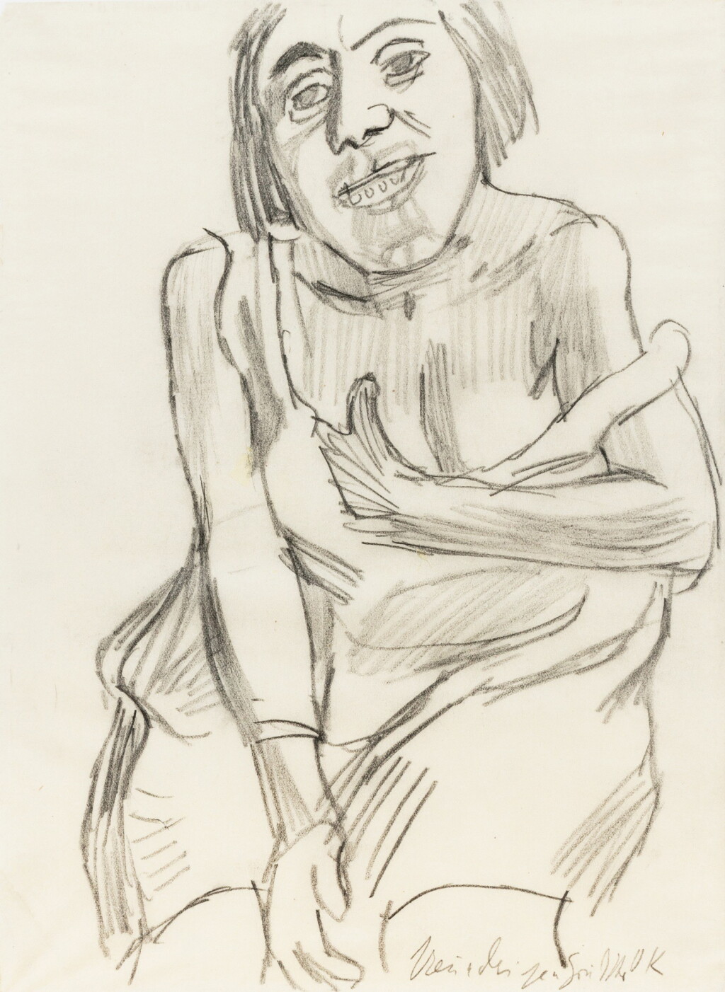 View full screen - View 1 of Lot 447. Femme assise.