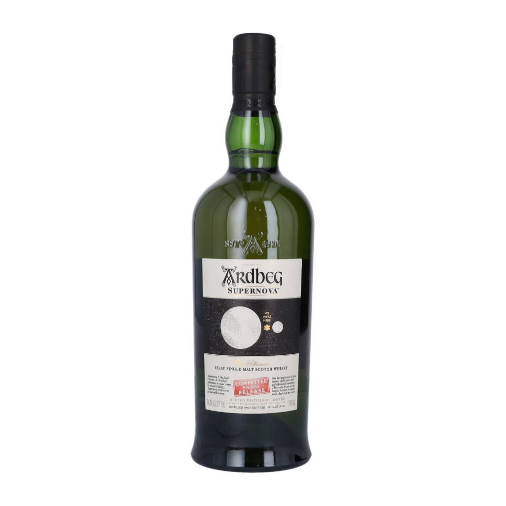 View full screen - View 1 of Lot 5077. Ardbeg Supernova Committee Release SN2015 54.3 abv NV (1 BT75).