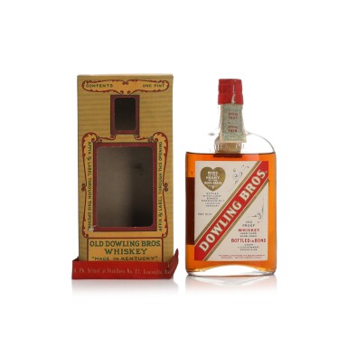 View full screen - View 1 of Lot 181. Dowling Bros 100 Proof 1916 (1 Pint).