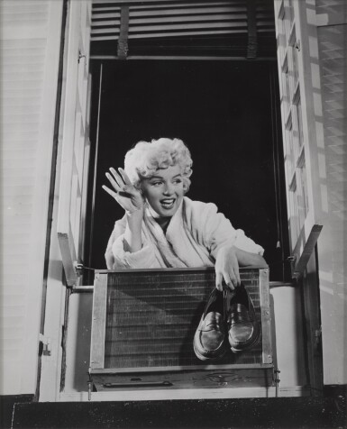 View full screen - View 1 of Lot 84. The Seven Year Itch (1955), original photographic production still, US.