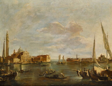 View full screen - View 1 of Lot 226. Venice, a view of San Giorgio Maggiore with the Giudecca and the Zitelle.