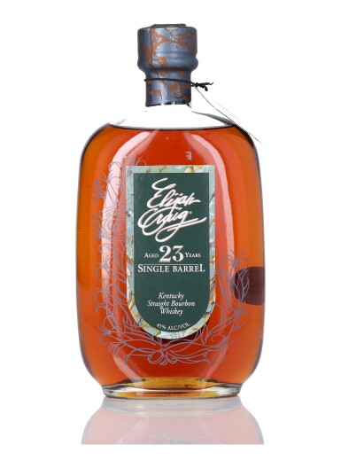 View full screen - View 1 of Lot 405. Elijah Craig Single Barrel 23 Year Old 45.0 abv 1989 (1 BT 75cl).