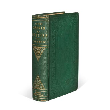 View full screen - View 1 of Lot 1010. Darwin, Charles | An exceptional copy of one of the greatest achievements of scientific discovery.