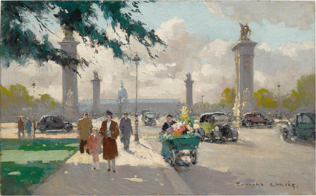 View full screen - View 1 of Lot 137. EDOUARD CORTÈS | PONT ALEXANDRE III.