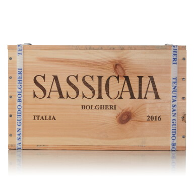 View full screen - View 1 of Lot 323. Sassicaia 2016 Tenuta San Guido (6 BT).