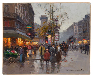 View full screen - View 1 of Lot 1. Boulevard de la Bonne Nouvelle with the Porte Saint-Denis.