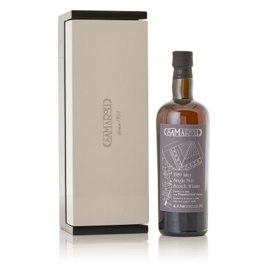 View full screen - View 1 of Lot 9570. Bunnahabhain Samaroli Cask #6084 43.0 abv 1989 (1 BT70).