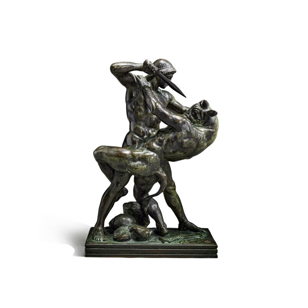View full screen - View 1 of Lot 343. Theseus and the Minotaur.