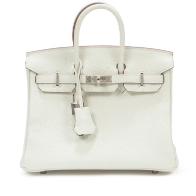 View full screen - View 1 of Lot 690. Mushroom Togo Birkin 25 Palladium Hardware, 2023.