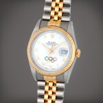 Datejust 'Olympic Games', Reference 16233 | A stainless steel and yellow gold wristwatch with date and bracelet | Circa 1988