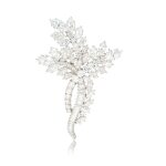 Diamond brooch