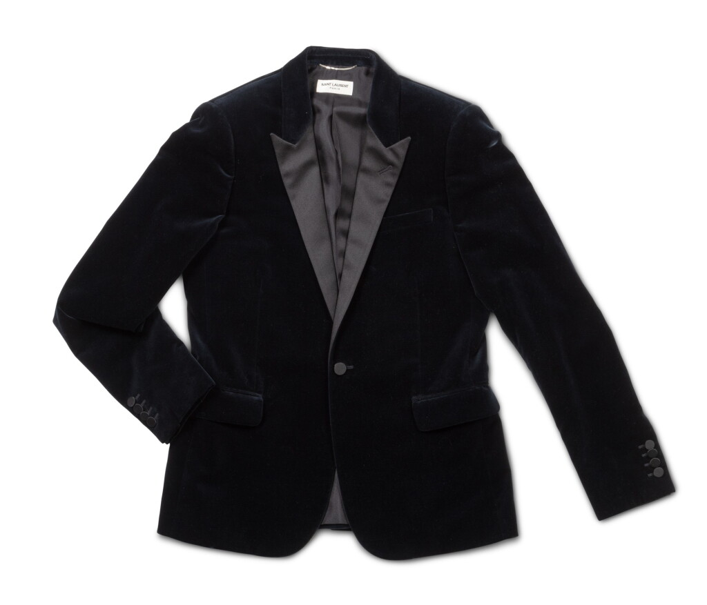 View full screen - View 1 of Lot 87. Blue velvet jacket .