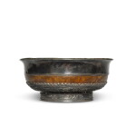 A white metal bowl, 20th century