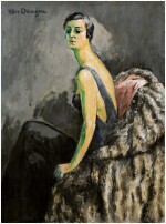 Portrait de femme assise
