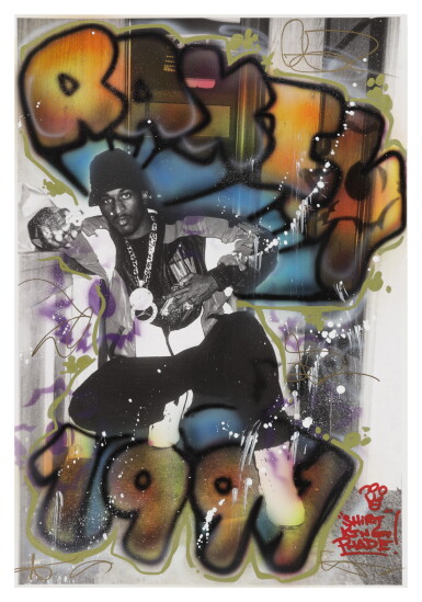View full screen - View 1 of Lot 65. SHIRT KING PHADE | "RAKIM 1991", 2018..
