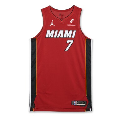 View full screen - View 1 of Lot 146. Kel’el Ware Miami Heat 2024-2025 Emirates NBA Cup Game Issued Statement Edition Jersey .