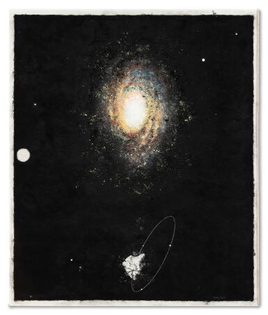 View full screen - View 1 of Lot 233. Figure de corail et de galaxie.