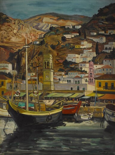 View full screen - View 1 of Lot 1309. Le Port d'Hydra.