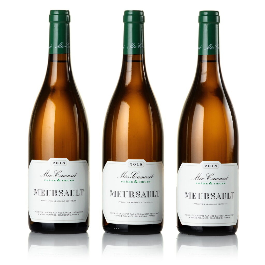 View full screen - View 1 of Lot 446. Meursault 2018 Méo Camuzet Frère et Soeur (3 BT).