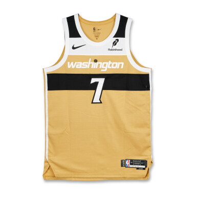 View full screen - View 1 of Lot 59. Bub Carrington Washington Wizards 2025-2026 Game Worn City Edition Jersey .