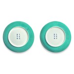 A pair of incised turquoise-glazed 'dragon' dishes, Marks and period of Guangxu | 清光緒 松石綠釉暗刻雲龍趕珠紋盤一對 《大清光緒年製》款