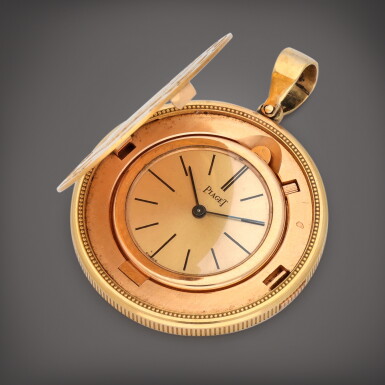 View full screen - View 1 of Lot 335. Piaget, coin watch, gold, manual winding..