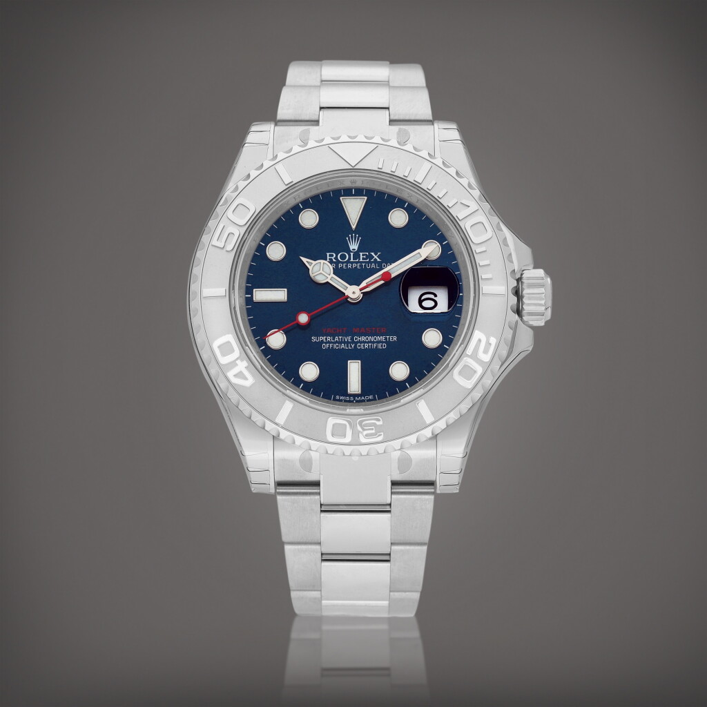 View full screen - View 1 of Lot 8715. Yacht-Master, Reference 116622 | A brand new stainless steel wristwatch with date and bracelet, Circa 2013 | 勞力士 | Yacht-Master 型號116622 | 全新精鋼鏈帶腕錶,備日期顯示,約2013年製.