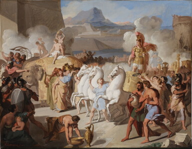 View full screen - View 1 of Lot 584. The Triumph of a Roman hero, possibly Marcus Claudius Marcellus.