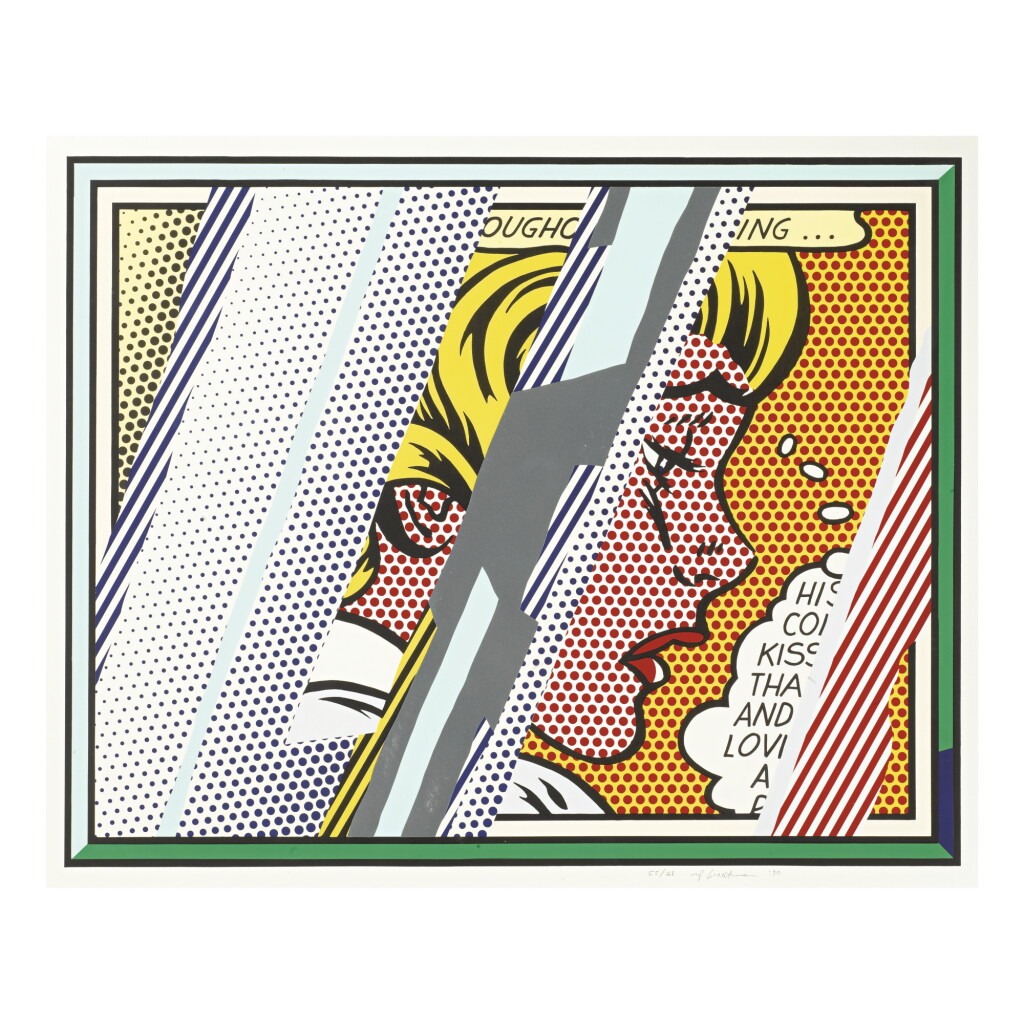 View full screen - View 1 of Lot 57. ROY LICHTENSTEIN | REFLECTIONS ON GIRL (C. 245).