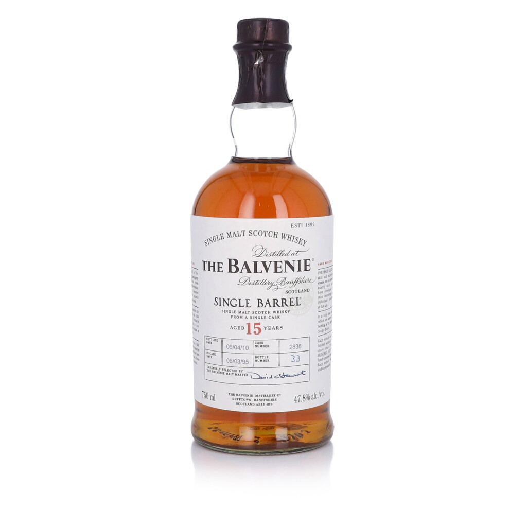 View full screen - View 1 of Lot 91. The Balvenie 15 Year Old Single Barrel 47.8 abv 1995 (1 BT 75cl).