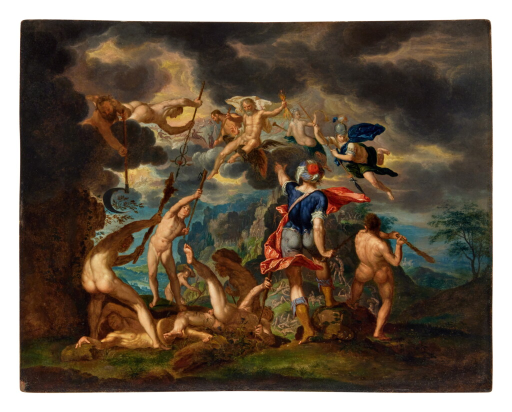 View full screen - View 1 of Lot 29. Battle Between the Gods and Titans.