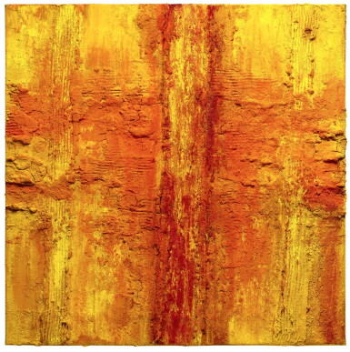 View full screen - View 1 of Lot 27. Yellow Red Volcano.