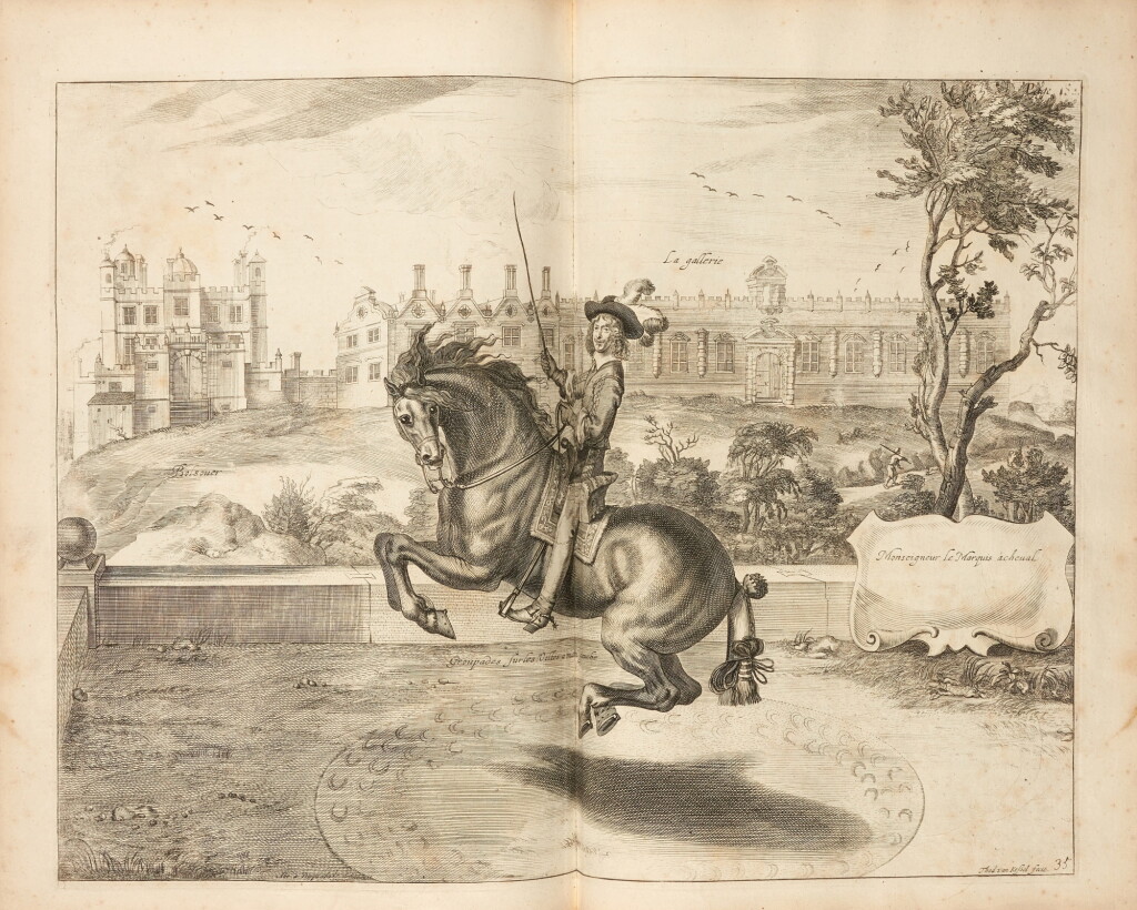 View full screen - View 1 of Lot 290. William Cavendish, Duke of Newcastle | A general system of horsemanship, London, 1743, 2 vols in one.