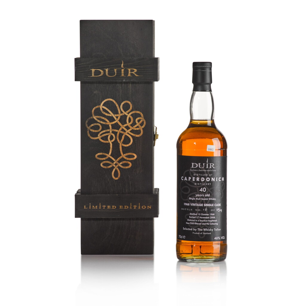 View full screen - View 1 of Lot 257. Caperdonich The Whisky Talker Duir 40 Year Old 46.0 abv 1968 (1 BT70).