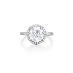 Diamond Ring | 3.01 克拉 圓形 D 色 內部無瑕 鑽石 戒指