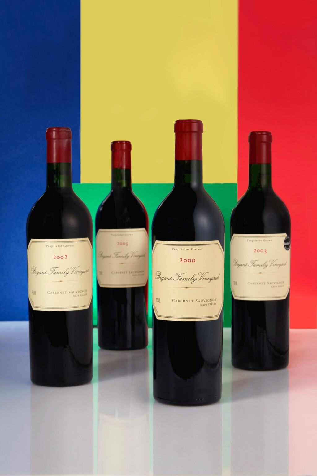 View full screen - View 1 of Lot 311. Bryant Family, Pritchard, Cabernet Sauvignon "Vertical" (12 BT).
