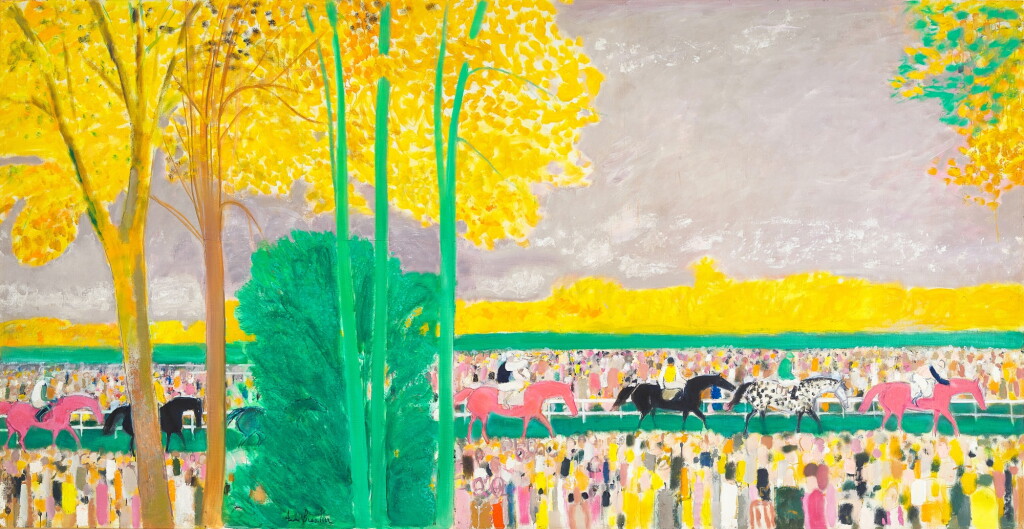 View full screen - View 1 of Lot 943. André Brasilier 安德烈・布拉吉利 | Le champ de course à Maisons-Lafitte 邁松拉菲特賽馬場.