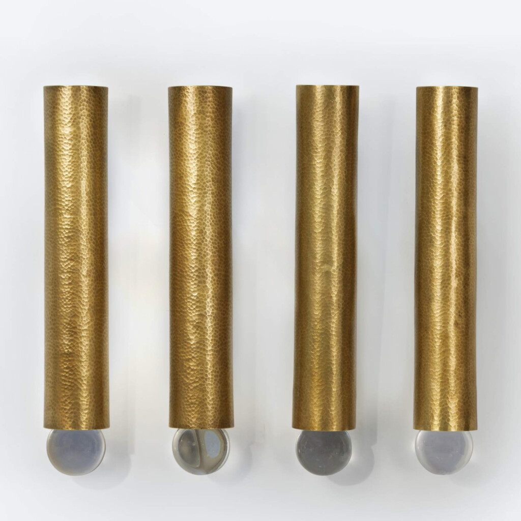 View full screen - View 1 of Lot 82. Set of Four "Tube" Sconces.