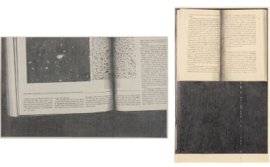 View full screen - View 1 of Lot 89. Desert-Galaxy ; The Scale of the World (Two Works).