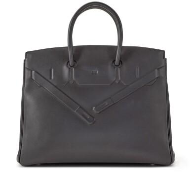 View full screen - View 1 of Lot 18. Limited Edition Black Swift Shadow Birkin 35, 2019.