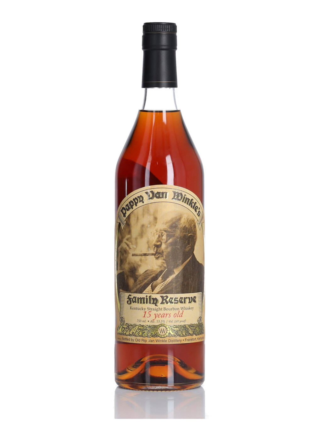 View full screen - View 1 of Lot 70. Pappy Van Winkle's 15 Year Old Family Reserve 107 Proof NV (1 BT 75cl).