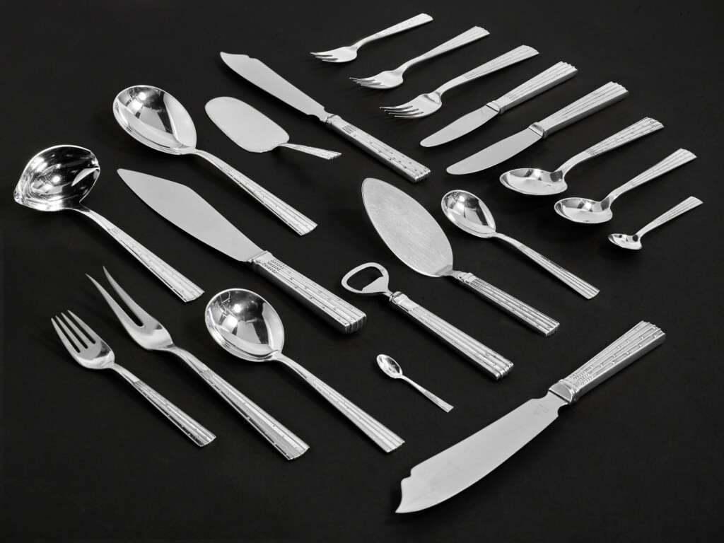 View full screen - View 1 of Lot 91. "Champagne” Flatware.