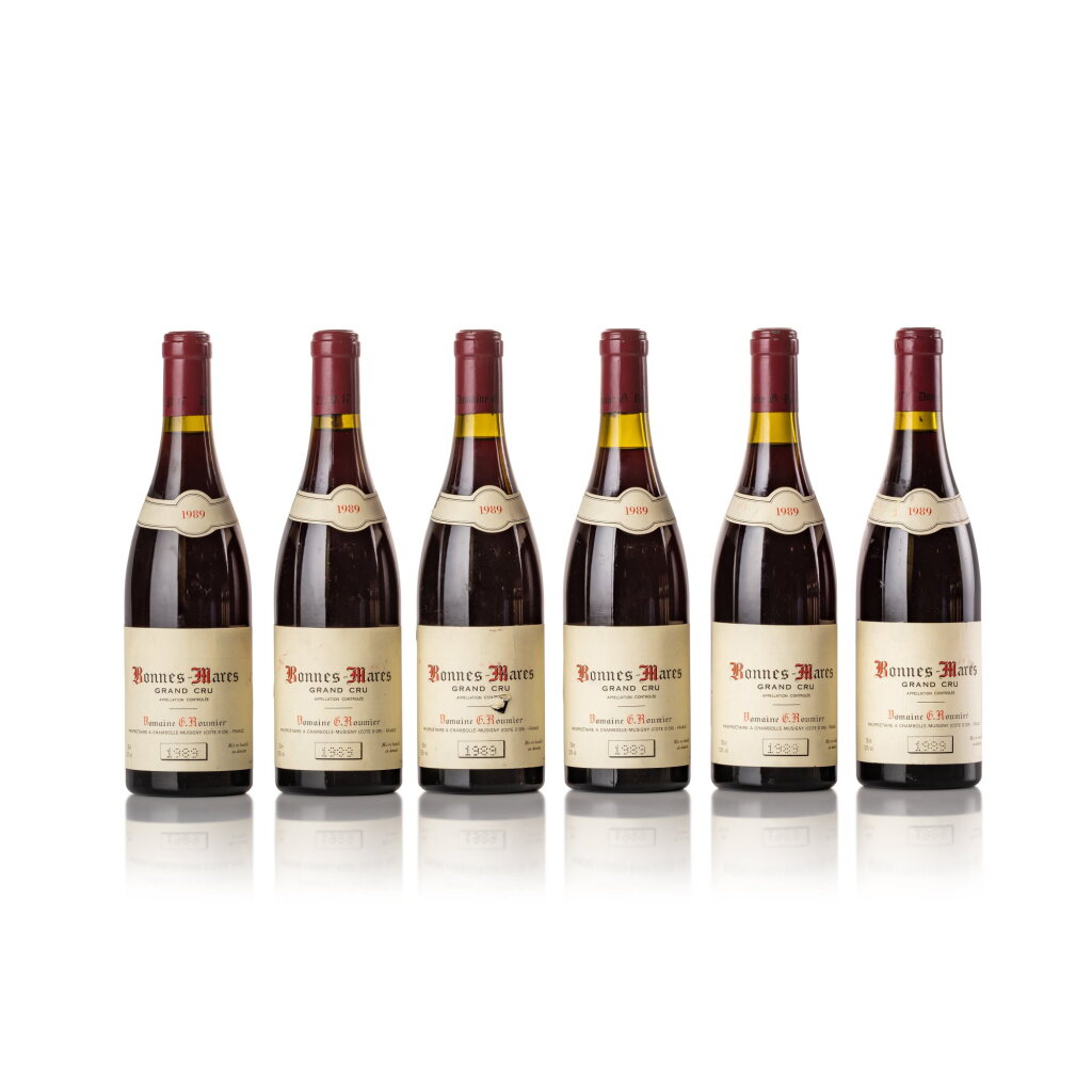 View full screen - View 1 of Lot 11. Bonnes Mares 1989 Domaine Georges Roumier (6 BT).